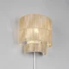 Satna vegglampe 24cm natur