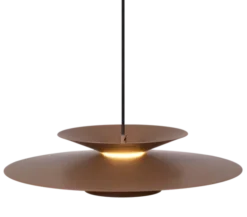 Selin LED taklampe 45cm brun