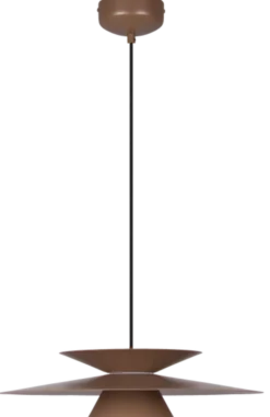 Selin LED taklampe 45cm brun