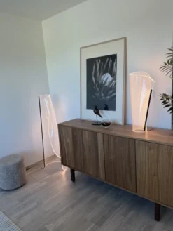 Shape LED gulvlampe 120cm klar