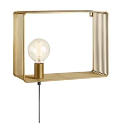 Shelf vegglampe 38cm messing