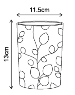 Sia lykt 13cm