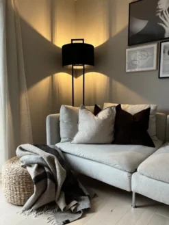 Skeikampen gulvlampe 168cm sort