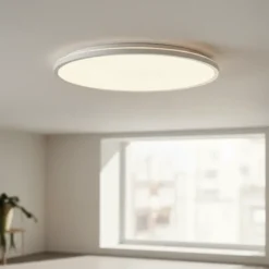 Slim LED plafond taklampe IP44 42cm hvit