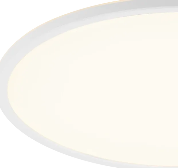Slim LED plafond taklampe IP44 42cm hvit