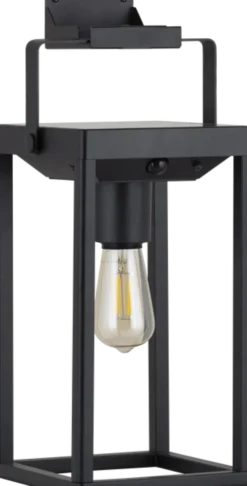 Solar Bluebell oppladbar utelampe lykt IP44 sort
