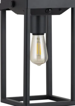 Solar Bluebell oppladbar utelampe lykt IP44 sort
