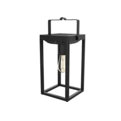 Solar Bluebell oppladbar utelampe lykt IP44 sort
