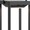 Solar Hailey oppladbar utelampe lykt IP44 sort