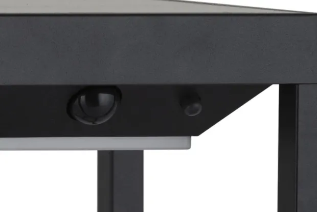 Solar Hailey oppladbar utelampe lykt IP44 sort