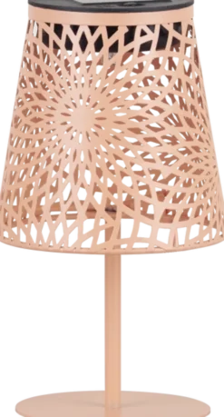 Solar Lise utelampe bord IP44 21cm fersken
