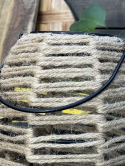 Solar naturlykt hemp IP44 28cm brun
