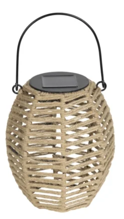 Solar naturlykt hemp IP44 28cm brun