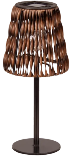 Solar Palma bord 30cm brun/sort