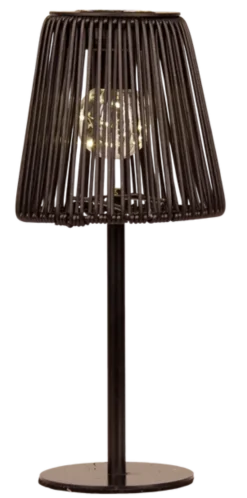 Solar Palma bord 30cm sort