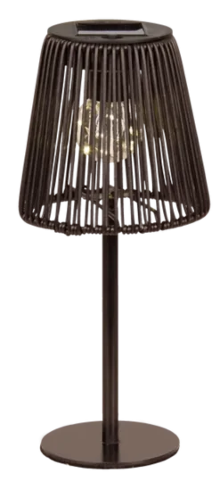Solar Palma bord 30cm sort
