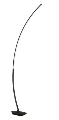 Solo LED gulvlampe 158cm sort