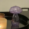 Sopp vase 15cm lilla