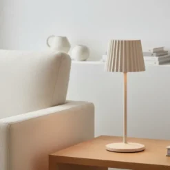 Stella Garden LED oppladbar utelampe bord IP65 38cm beige