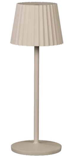 Stella Garden LED oppladbar utelampe bord IP65 38cm beige
