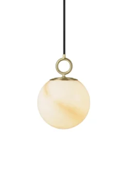 Stockholm pendel 18cm marble brown