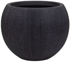 Stone blomsterpotte 53cm sort