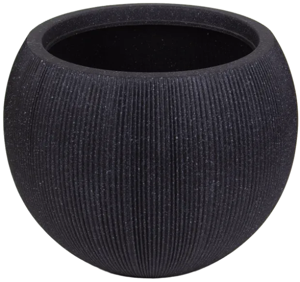 Stone blomsterpotte 53cm sort