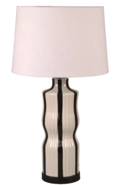 Stripes bordlampe 73cm sort