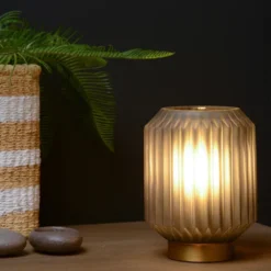 Sueno bordlampe 17cm grå