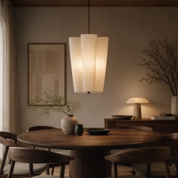 Sval taklampe 40cm beige