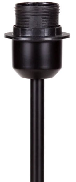 Tara bordlampe uten skjerm 30cm sort