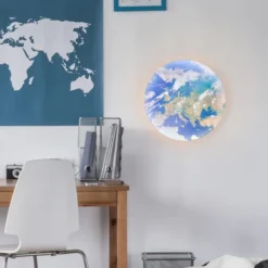 Terra LED plafond taklampe 37cm blå