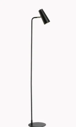 Texas leselampe gulv 142cm sort