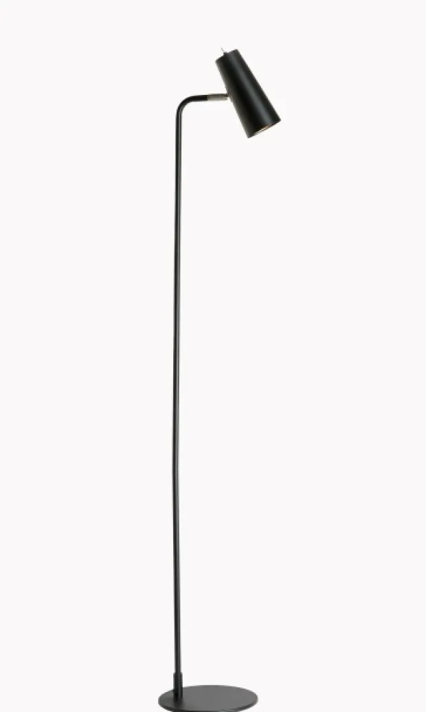 Texas leselampe gulv 142cm sort