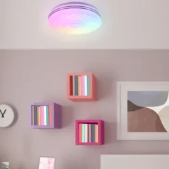 Tiger LED plafond taklampe 38cm RGB hvit