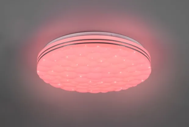 Tiger LED plafond taklampe 38cm RGB hvit