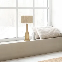Toba bordlampe 54cm natur