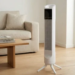 Tårnvifte med fjernkontroll 45W 80cm hvit