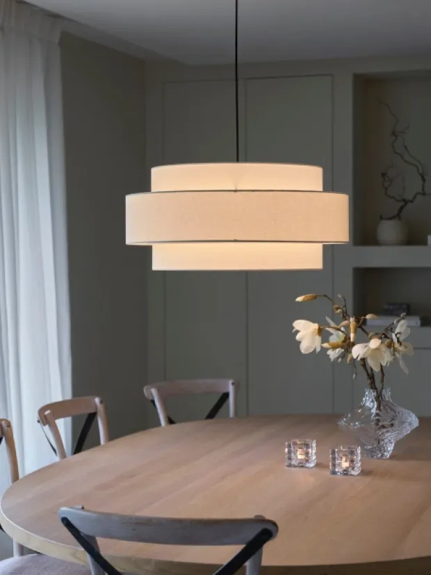 Trysil taklampe 65cm beige