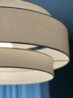 Trysil taklampe 65cm beige