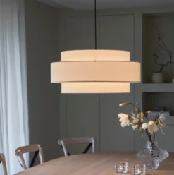 Trysil taklampe 65cm beige