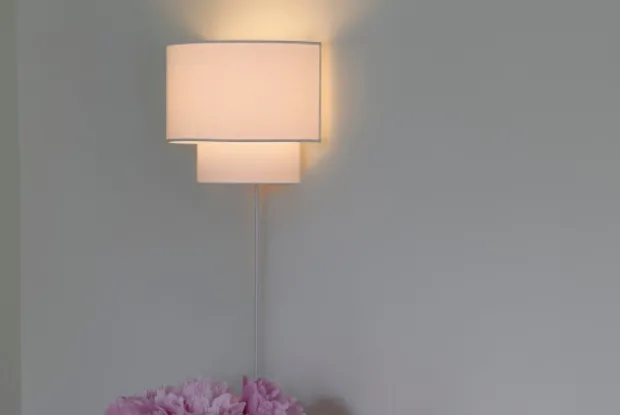 Trysil vegglampe 20cm beige