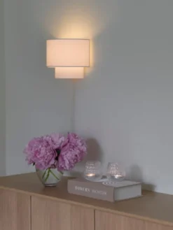 Trysil vegglampe 20cm beige