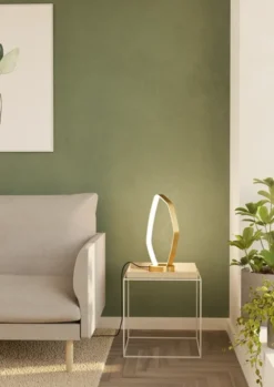 Vallerosa LED bordlampe 42,5cm messing