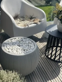 Vannfontene Stone IP44 53cm beige