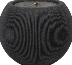 Vannfontene Stone IP44 37cm sort