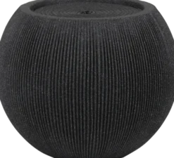 Vannfontene Stone IP44 37cm sort