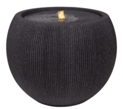 Vannfontene Stone IP44 53cm sort
