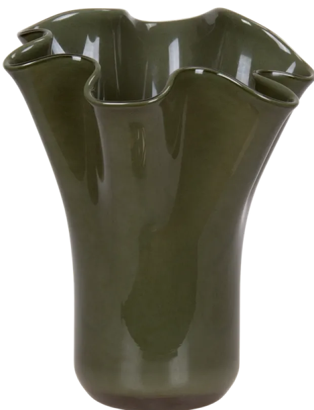 Vase 31cm grønn