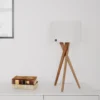 Vega bordlampe 55cm eik/hvit